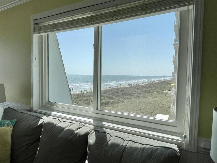 *2Br Oceanfront Retreat*King Ensuite*Pool*Nmb Cherry Grove*Pc4 マートルビーチ エクステリア 写真