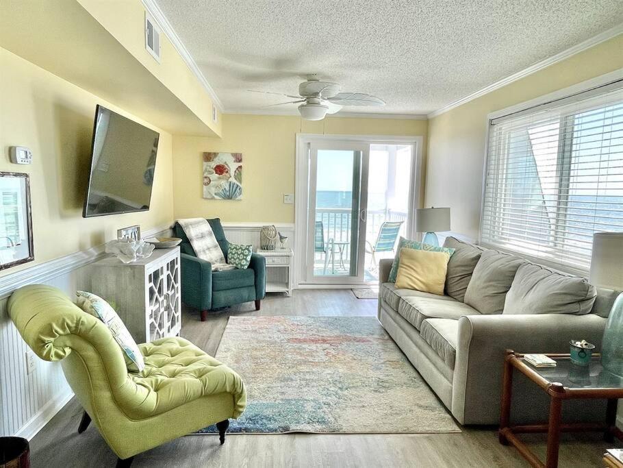 *2Br Oceanfront Retreat*King Ensuite*Pool*Nmb Cherry Grove*Pc4 マートルビーチ エクステリア 写真