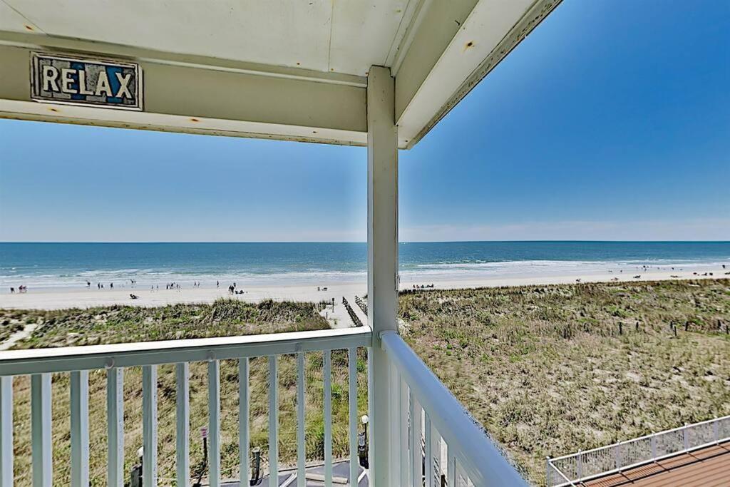 *2Br Oceanfront Retreat*King Ensuite*Pool*Nmb Cherry Grove*Pc4 マートルビーチ エクステリア 写真