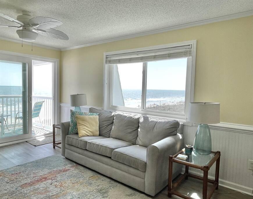 *2Br Oceanfront Retreat*King Ensuite*Pool*Nmb Cherry Grove*Pc4 マートルビーチ エクステリア 写真