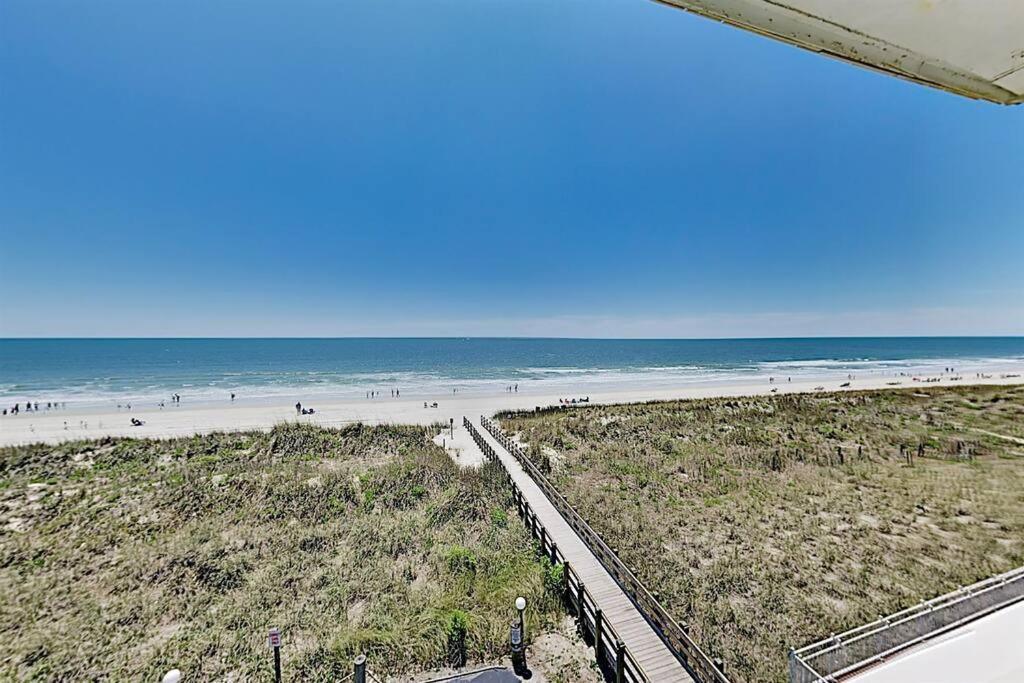 *2Br Oceanfront Retreat*King Ensuite*Pool*Nmb Cherry Grove*Pc4 マートルビーチ エクステリア 写真