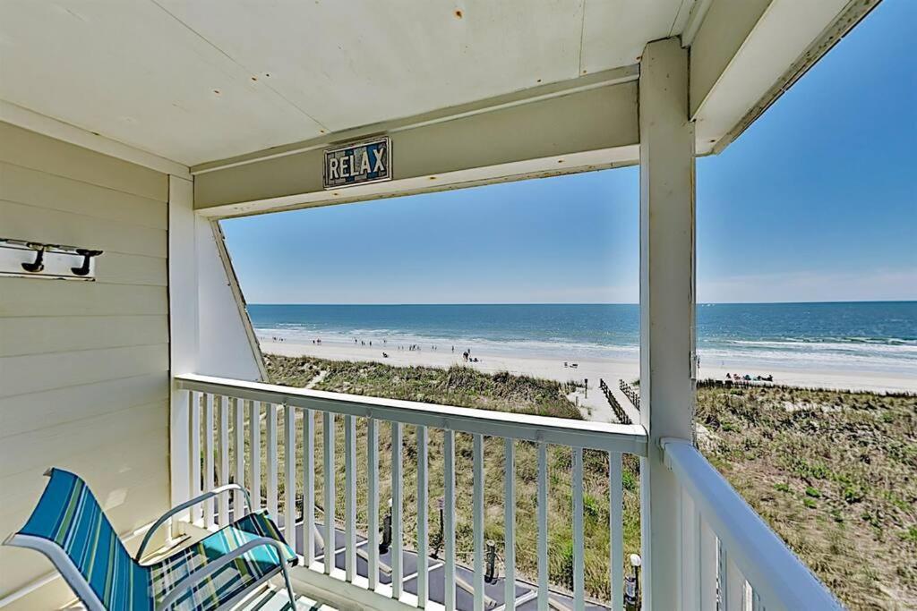 *2Br Oceanfront Retreat*King Ensuite*Pool*Nmb Cherry Grove*Pc4 マートルビーチ エクステリア 写真