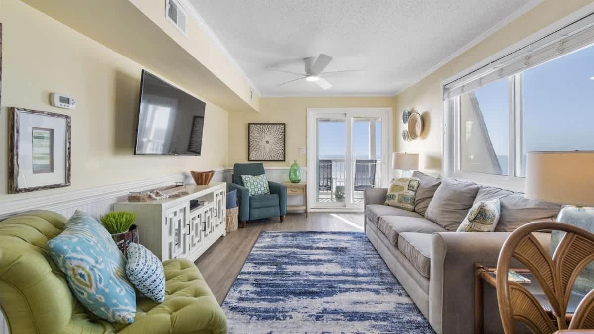 *2Br Oceanfront Retreat*King Ensuite*Pool*Nmb Cherry Grove*Pc4 マートルビーチ エクステリア 写真