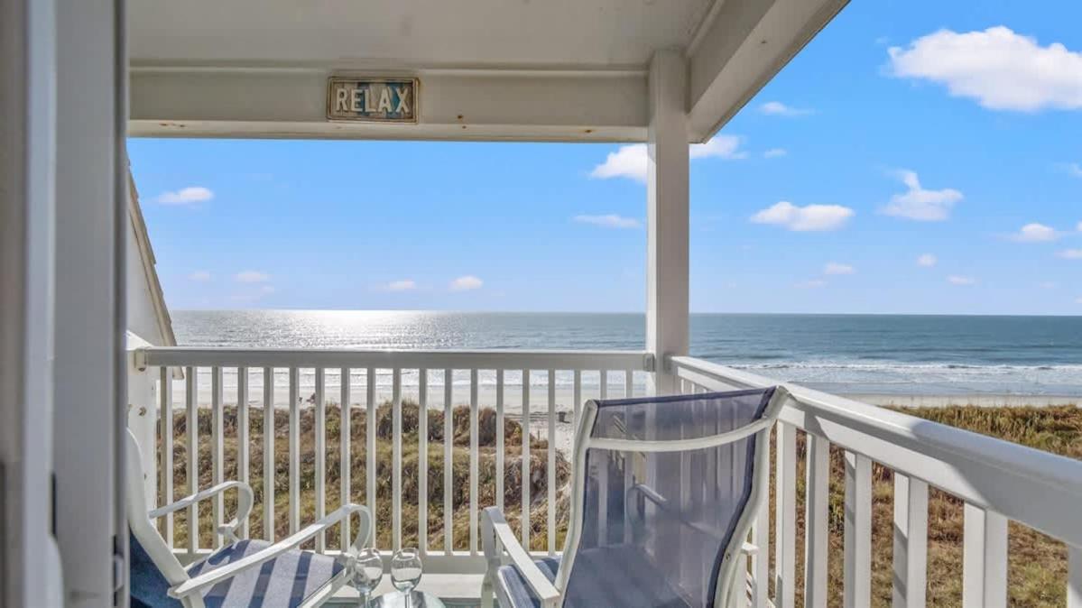 *2Br Oceanfront Retreat*King Ensuite*Pool*Nmb Cherry Grove*Pc4 マートルビーチ エクステリア 写真